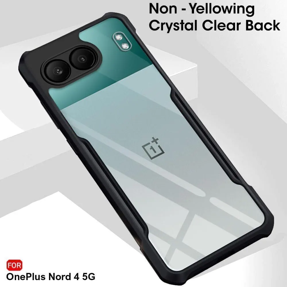 Micvir Back Cover for OnePlus Nord 4 5G (Transparent, Black, Shock Proof, Polycarbonate, Pack of: 1) — image 3 of 5