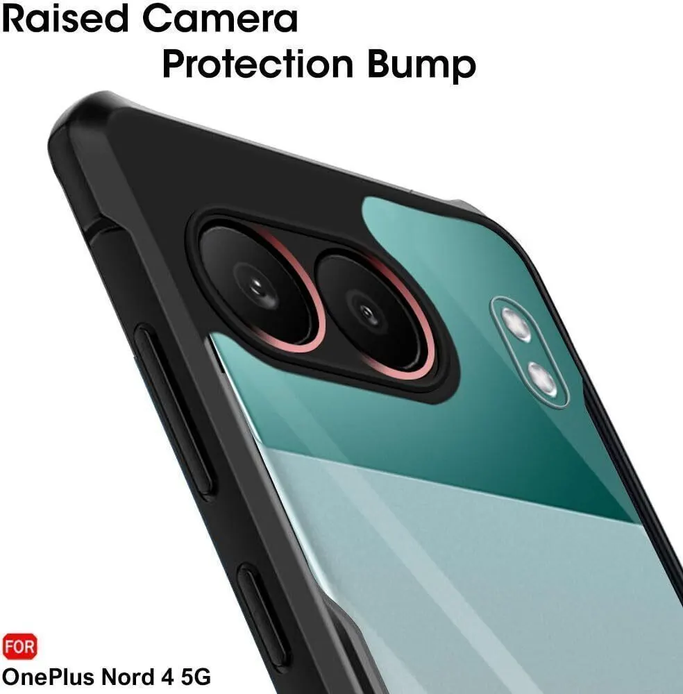 Micvir Back Cover for OnePlus Nord 4 5G (Transparent, Black, Shock Proof, Polycarbonate, Pack of: 1) — image 4 of 5