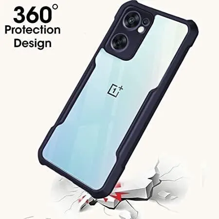 Micvir Back Cover for OnePlus Nord CE 2 5G (Transparent, Blue, Shock Proof, Polycarbonate, Pack of: 1) — image 2 of 5