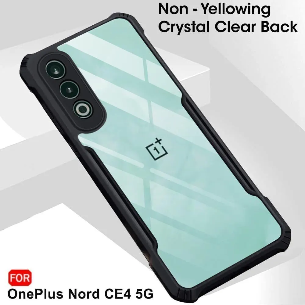Micvir Back Cover for OnePlus Nord CE 4 5G (Transparent, Black, Shock Proof, Polycarbonate, Pack of: 1) — image 3 of 5