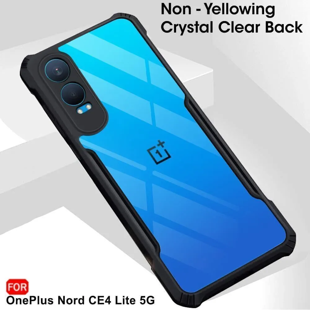 Micvir Back Cover for OnePlus Nord CE 4 Lite (5G) (Transparent, Black, Shock Proof, Polycarbonate, Pack of: 1) — image 3 of 5