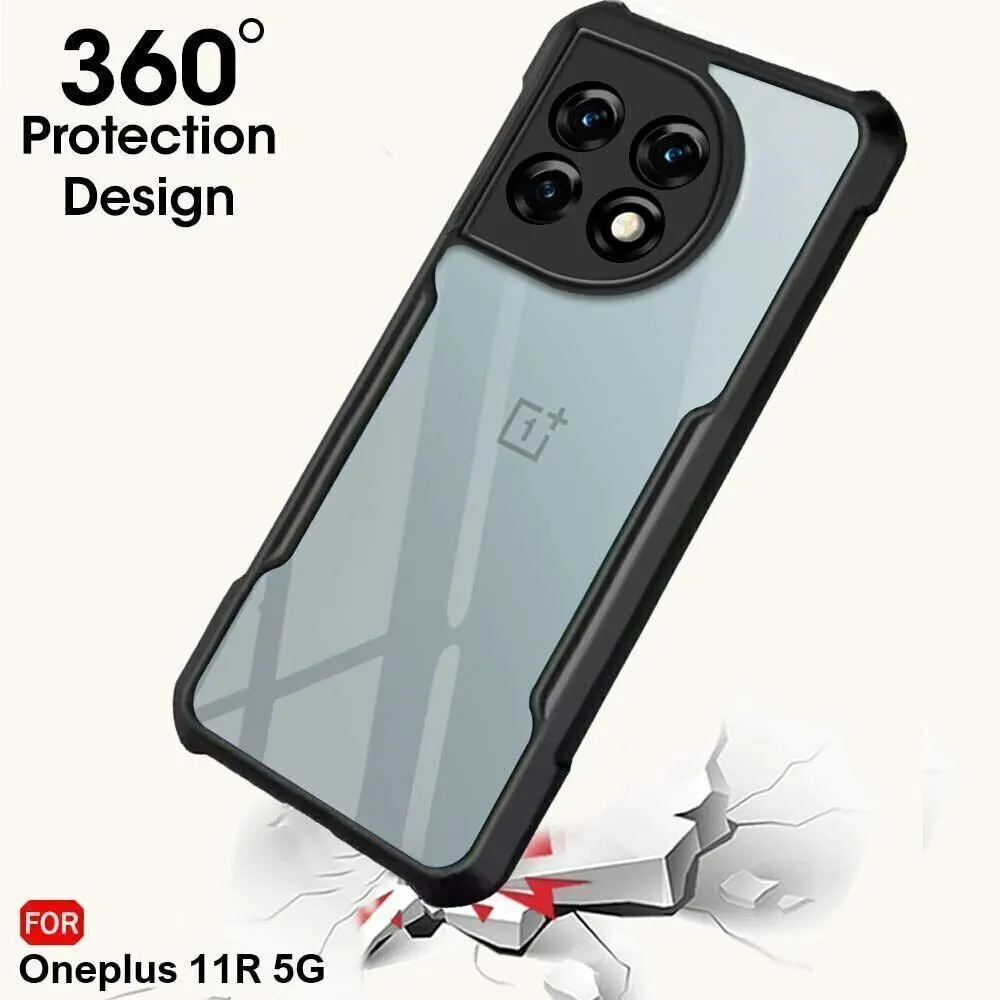 Micvir Back Cover for OnePlus 11R 5G (Transparent, Black, Shock Proof, Polycarbonate, Pack of: 1) — image 3 of 5