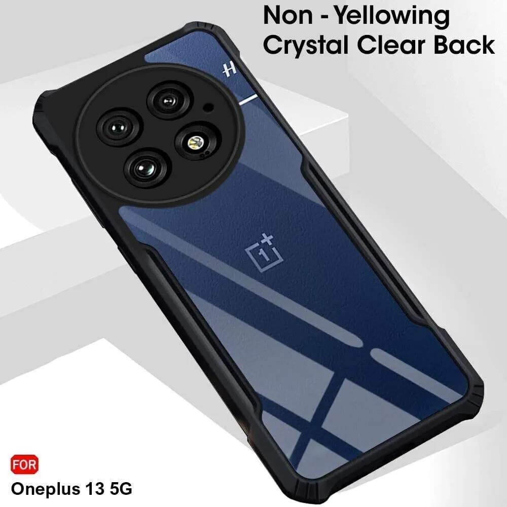 Micvir Back Cover for OnePlus 13 5G (Transparent, Black, Shock Proof, Polycarbonate, Pack of: 1) — image 3 of 5