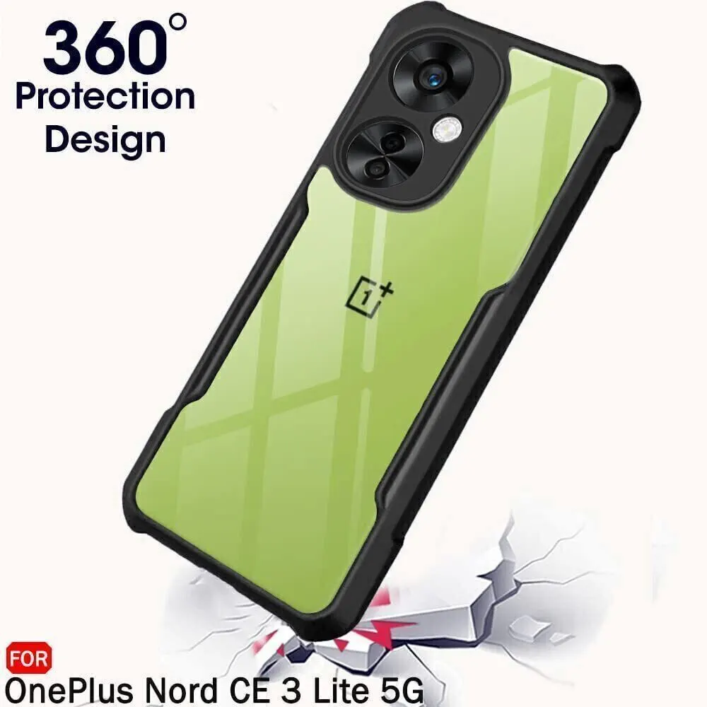 Micvir Back Cover for OnePlus Nord CE 3 Lite 5G (Transparent, Black, Shock Proof, Polycarbonate, Pack of: 1) — image 2 of 5