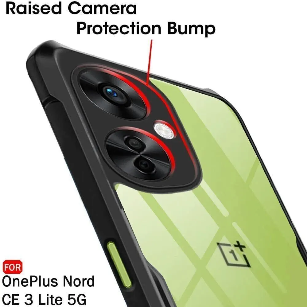 Micvir Back Cover for OnePlus Nord CE 3 Lite 5G (Transparent, Black, Shock Proof, Polycarbonate, Pack of: 1) — image 4 of 5