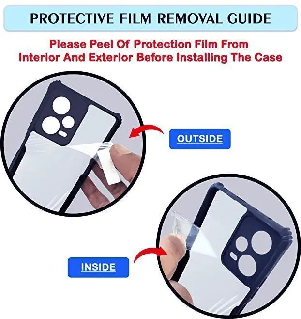 Micvir Back Cover for OnePlus Nord CE 3 Lite 5G (Transparent, Blue, Shock Proof, Polycarbonate, Pack of: 1) — image 5 of 5