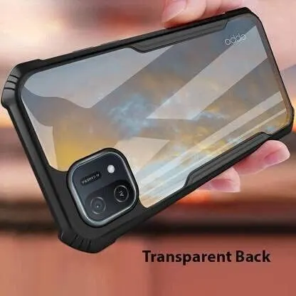Micvir Back Cover for Oppo A16K (Transparent, Black, Shock Proof, Polycarbonate, Pack of: 1) — image 2 of 4