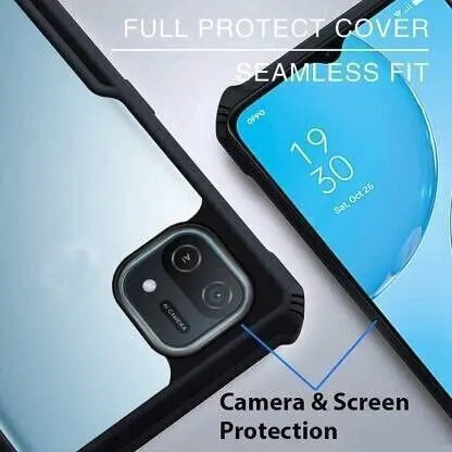 Micvir Back Cover for Oppo A16K (Transparent, Black, Shock Proof, Polycarbonate, Pack of: 1) — image 3 of 4