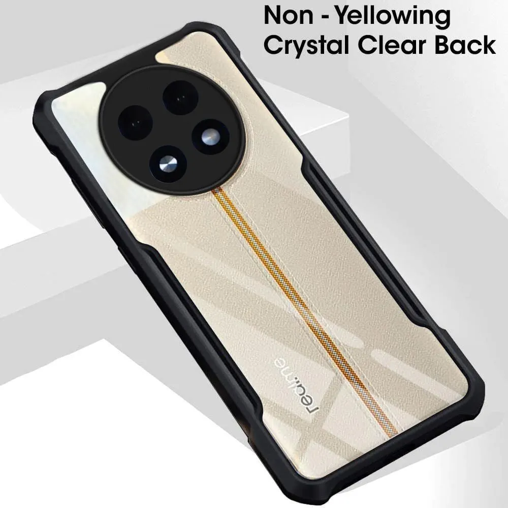 Micvir Back Cover for OPPO A2 Pro 5G (Transparent, Black, Shock Proof, Polycarbonate, Pack of: 1) — image 3 of 5