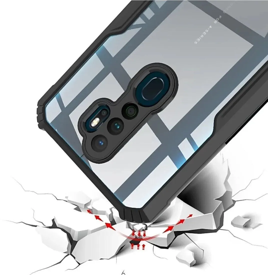 Micvir Back Cover for Oppo A9 2020 (Transparent, Black, Shock Proof, Polycarbonate, Pack of: 1) — image 2 of 5