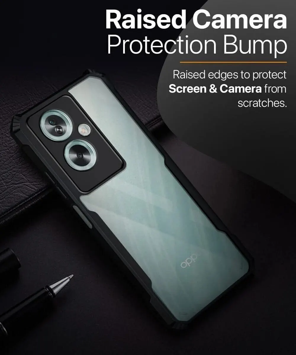 Micvir Back Cover for OPPO A79 5G (Transparent, Black, Shock Proof, Polycarbonate, Pack of: 1) — image 3 of 5