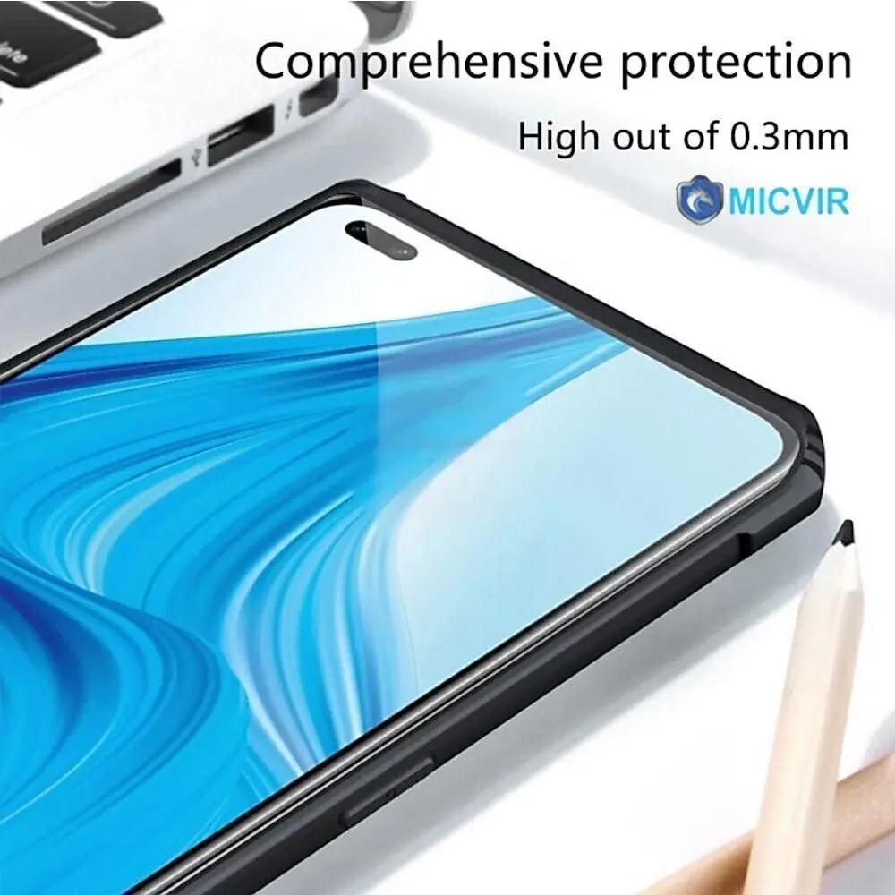 Micvir Back Cover for Oppo F17 Pro (Transparent, Black, Shock Proof, Polycarbonate, Pack of: 1) — image 5 of 5