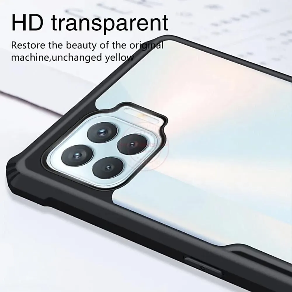 Micvir Back Cover for Oppo F17 (Transparent, Black, Shock Proof, Polycarbonate, Pack of: 1) — image 2 of 5