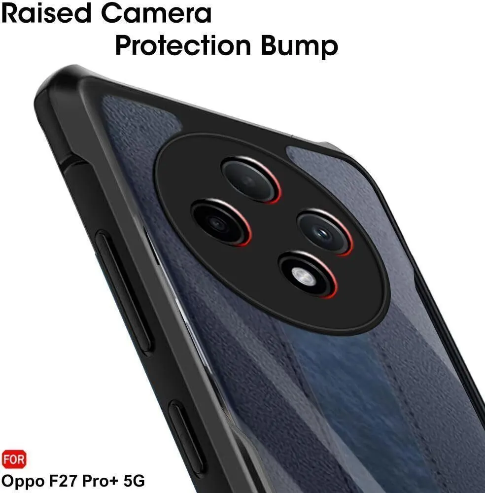 Micvir Back Cover for OPPO F27 Pro Plus 5G (Transparent, Black, Shock Proof, Polycarbonate, Pack of: 1) — image 4 of 5