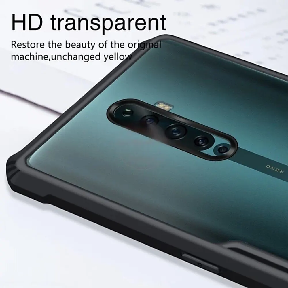 Micvir Back Cover for Oppo Reno2 F (Transparent, Black, Shock Proof, Polycarbonate, Pack of: 1) — image 4 of 5
