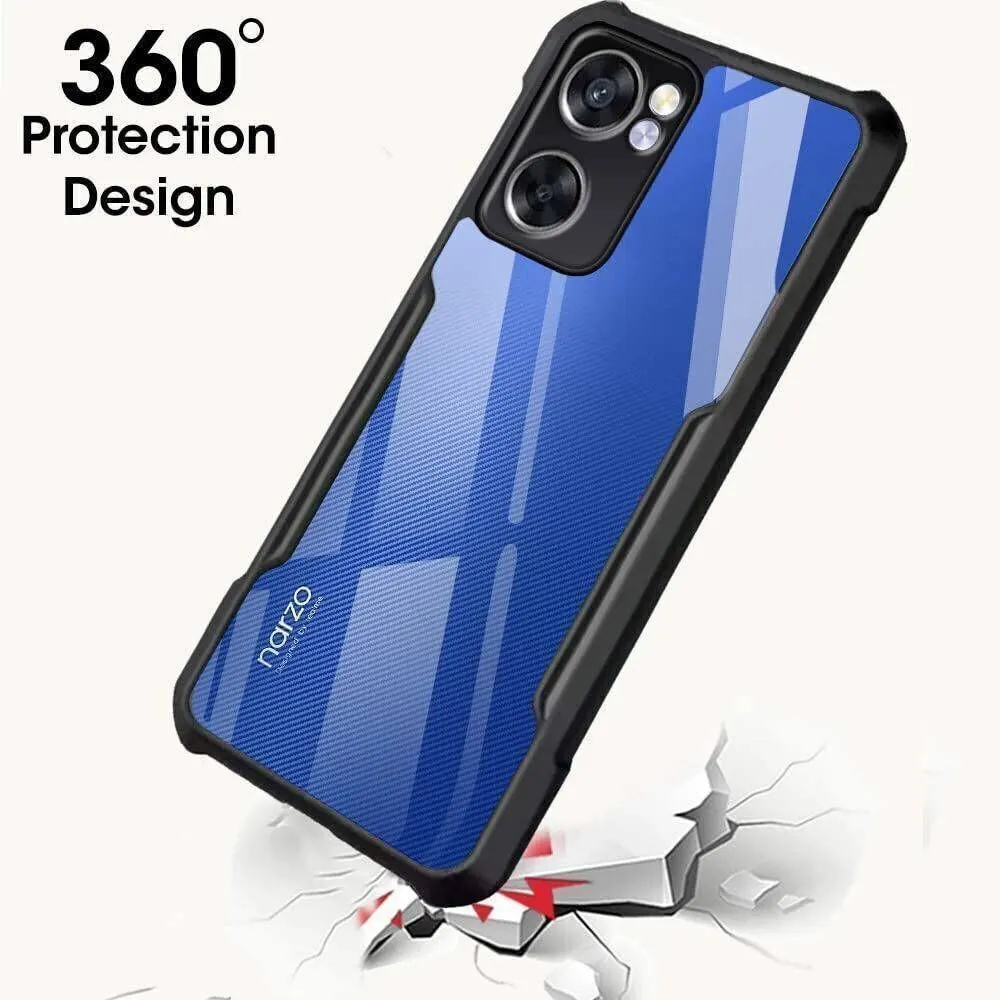 Micvir Back Cover for Oppo K10 (Transparent, Black, Shock Proof, Polycarbonate, Pack of: 1) — image 2 of 5