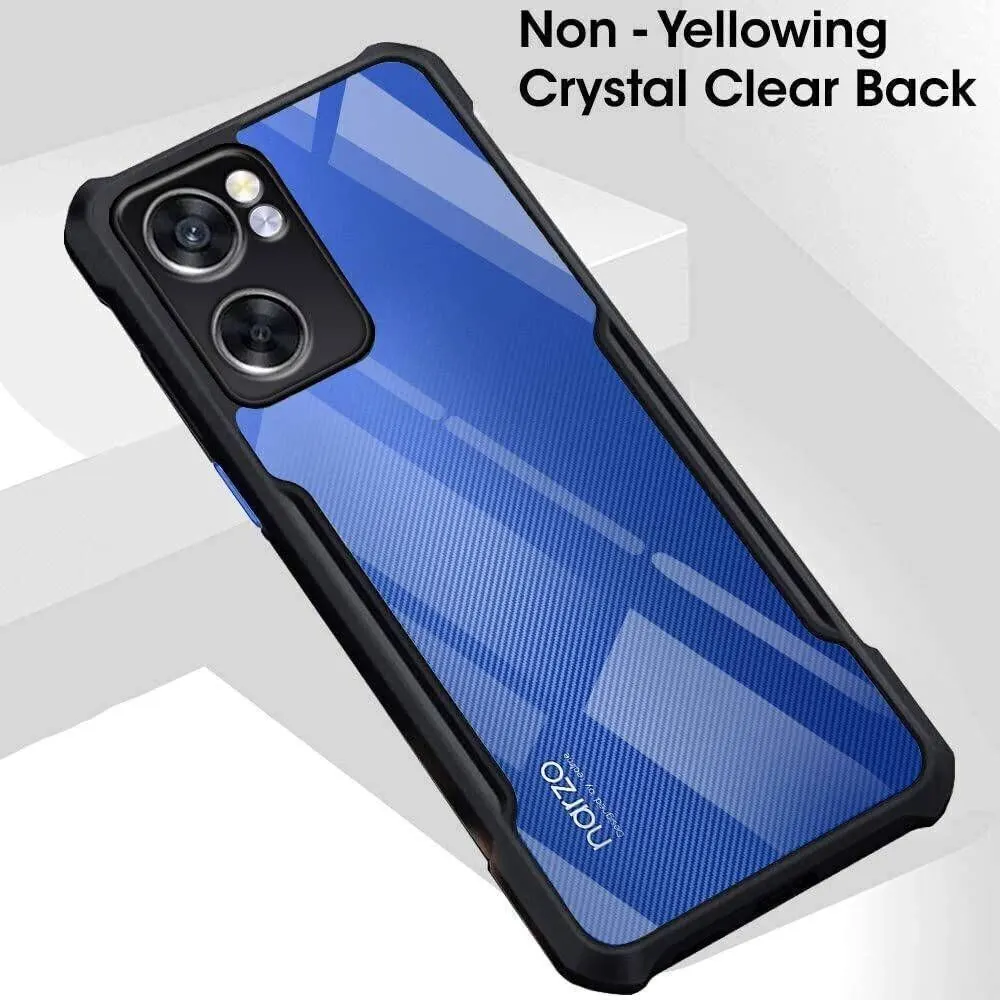 Micvir Back Cover for Oppo K10 (Transparent, Black, Shock Proof, Polycarbonate, Pack of: 1) — image 3 of 5