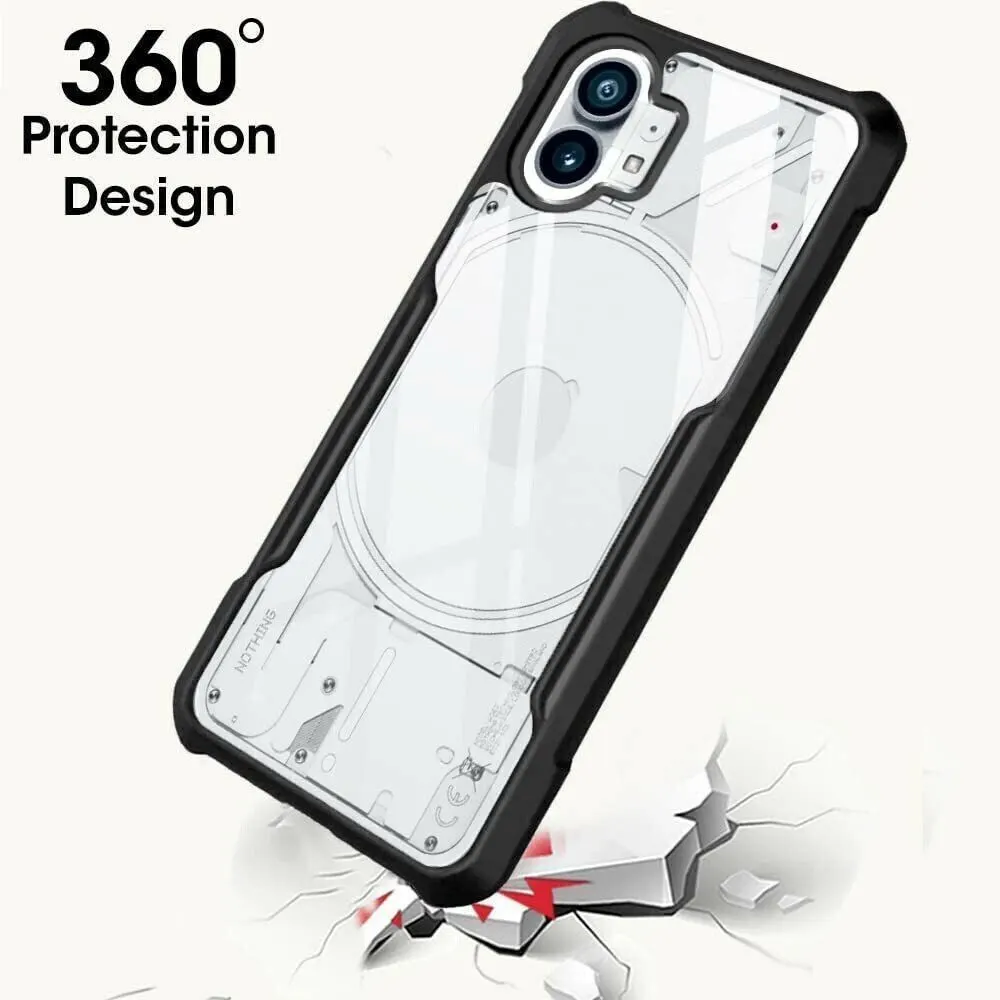 Micvir Back Cover for Nothing Phone (1) (Transparent, Black, Shock Proof, Polycarbonate, Pack of: 1) — image 4 of 5