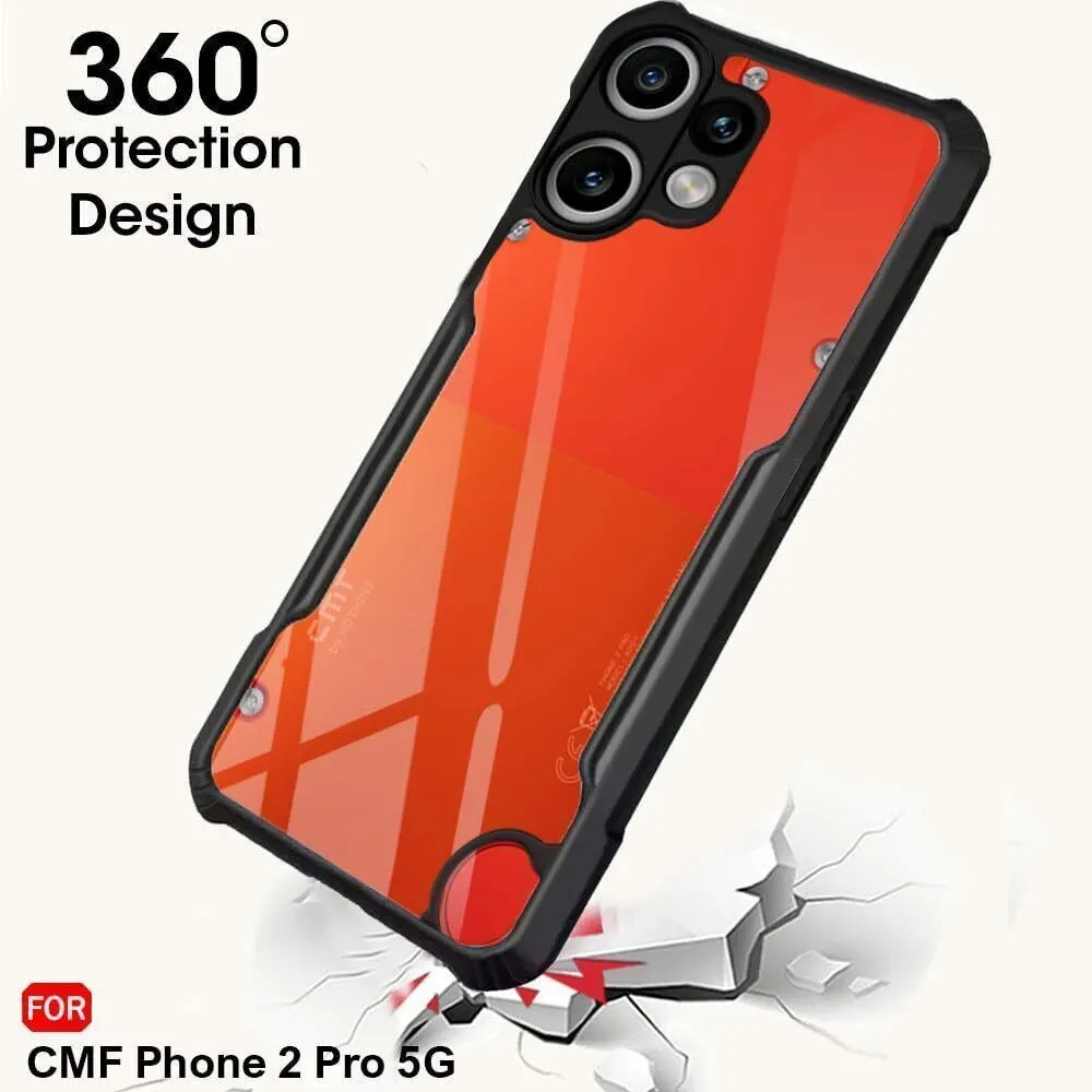Micvir Back Cover for CMF by Nothing Phone 2 Pro 5G (Transparent, Black, Shock Proof, Polycarbonate, Pack of: 1) — image 3 of 5