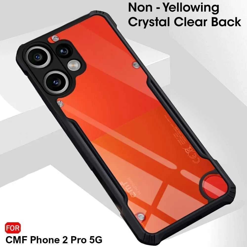 Micvir Back Cover for CMF by Nothing Phone 2 Pro 5G (Transparent, Black, Shock Proof, Polycarbonate, Pack of: 1) — image 4 of 5