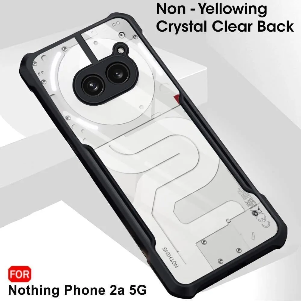 Micvir Back Cover for Nothing Phone (2a) 5G (Transparent, Black, Shock Proof, Polycarbonate, Pack of: 1) — image 3 of 5