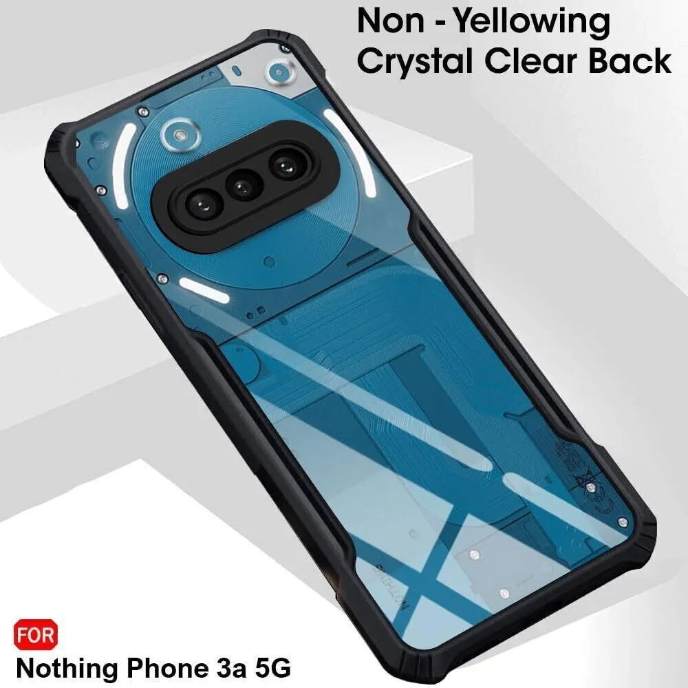 Micvir Back Cover for Nothing Phone (3a) (Transparent, Black, Shock Proof, Polycarbonate, Pack of: 1) — image 3 of 5