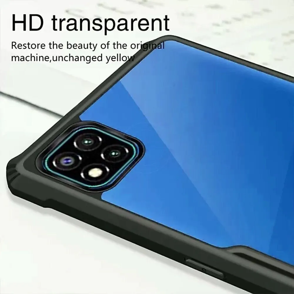 Micvir Back Cover for Poco C3 (Transparent, Black, Shock Proof, Polycarbonate, Pack of: 1) — image 4 of 5