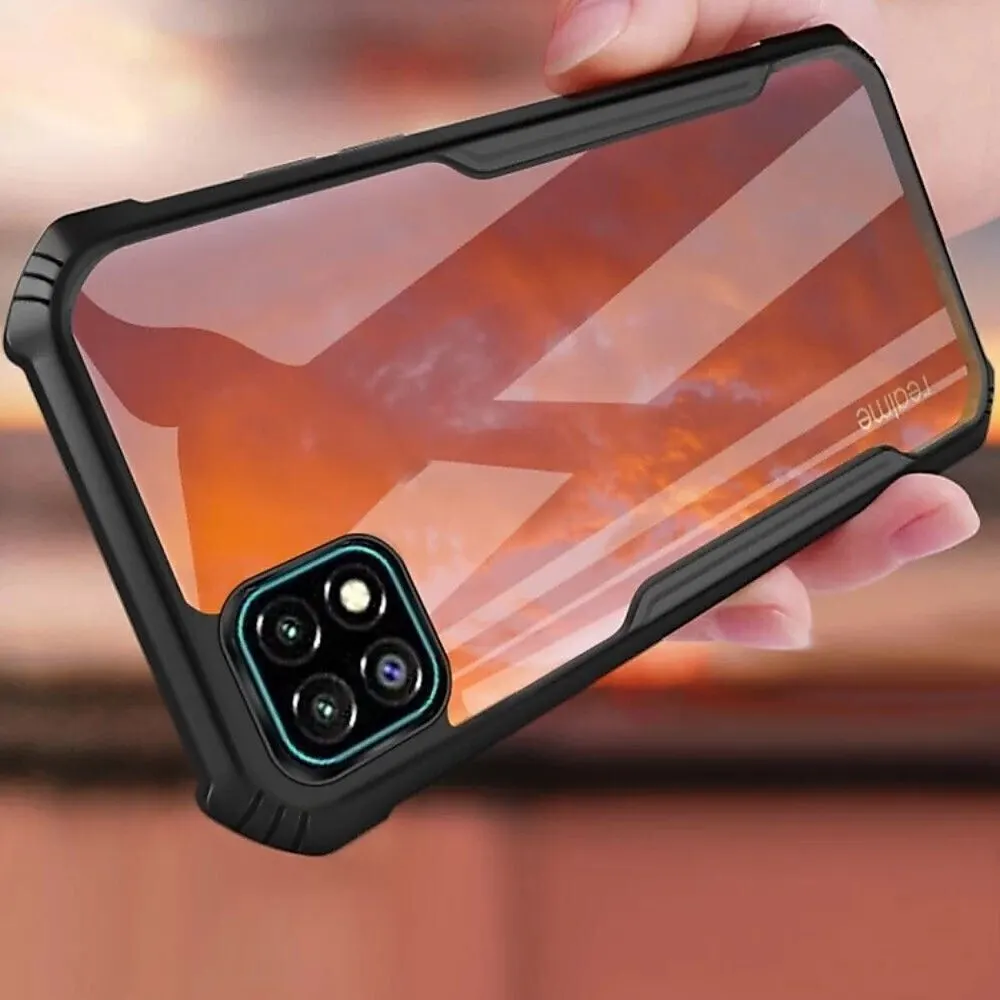 Micvir Back Cover for Poco C3 (Transparent, Black, Shock Proof, Polycarbonate, Pack of: 1) — image 5 of 5