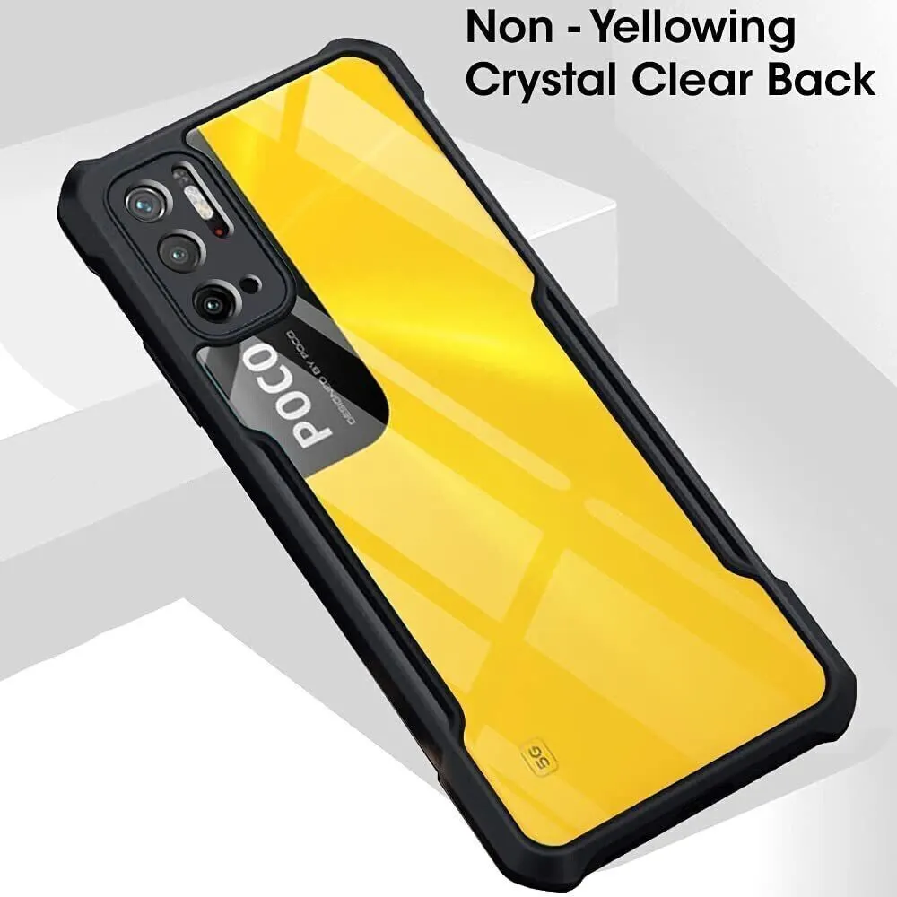 Micvir Back Cover for Poco M3 Pro 5G (Transparent, Black, Shock Proof, Polycarbonate, Pack of: 1) — image 2 of 5