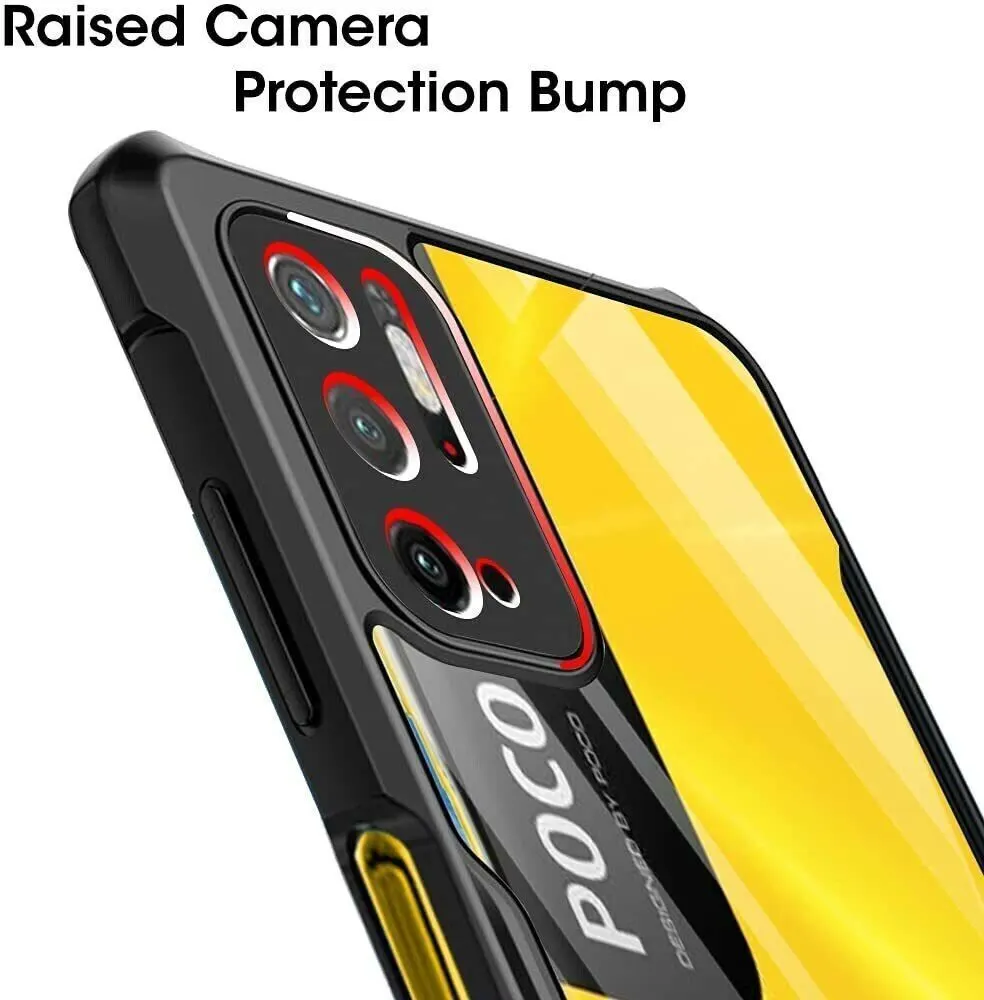 Micvir Back Cover for Poco M3 Pro 5G (Transparent, Black, Shock Proof, Polycarbonate, Pack of: 1) — image 4 of 5