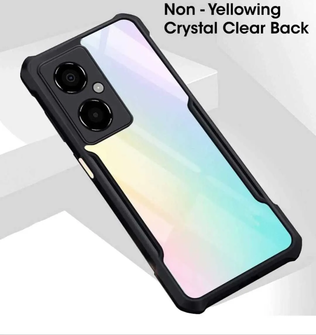 Micvir Back Cover for Poco M4 5G (Transparent, Black, Shock Proof, Polycarbonate, Pack of: 1) — image 2 of 5