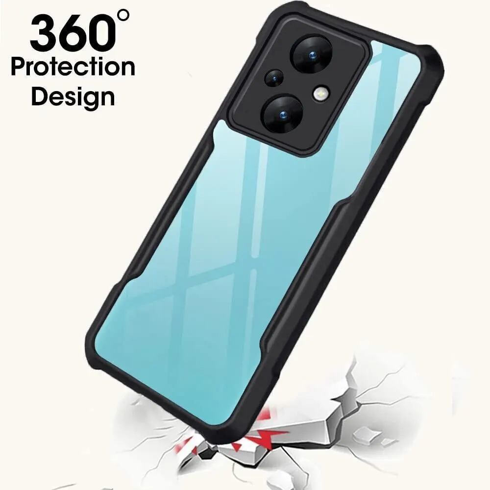 Micvir Back Cover for Poco M5 (Transparent, Black, Shock Proof, Polycarbonate, Pack of: 1) — image 2 of 5