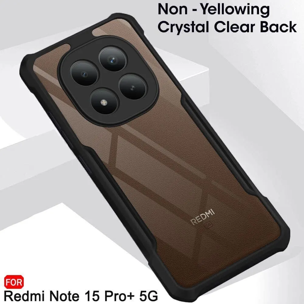 Xolia Back Cover for Poco M8 Pro 5G (Transparent, Black, Shock Proof, Polycarbonate, Pack of: 1) — image 3 of 4