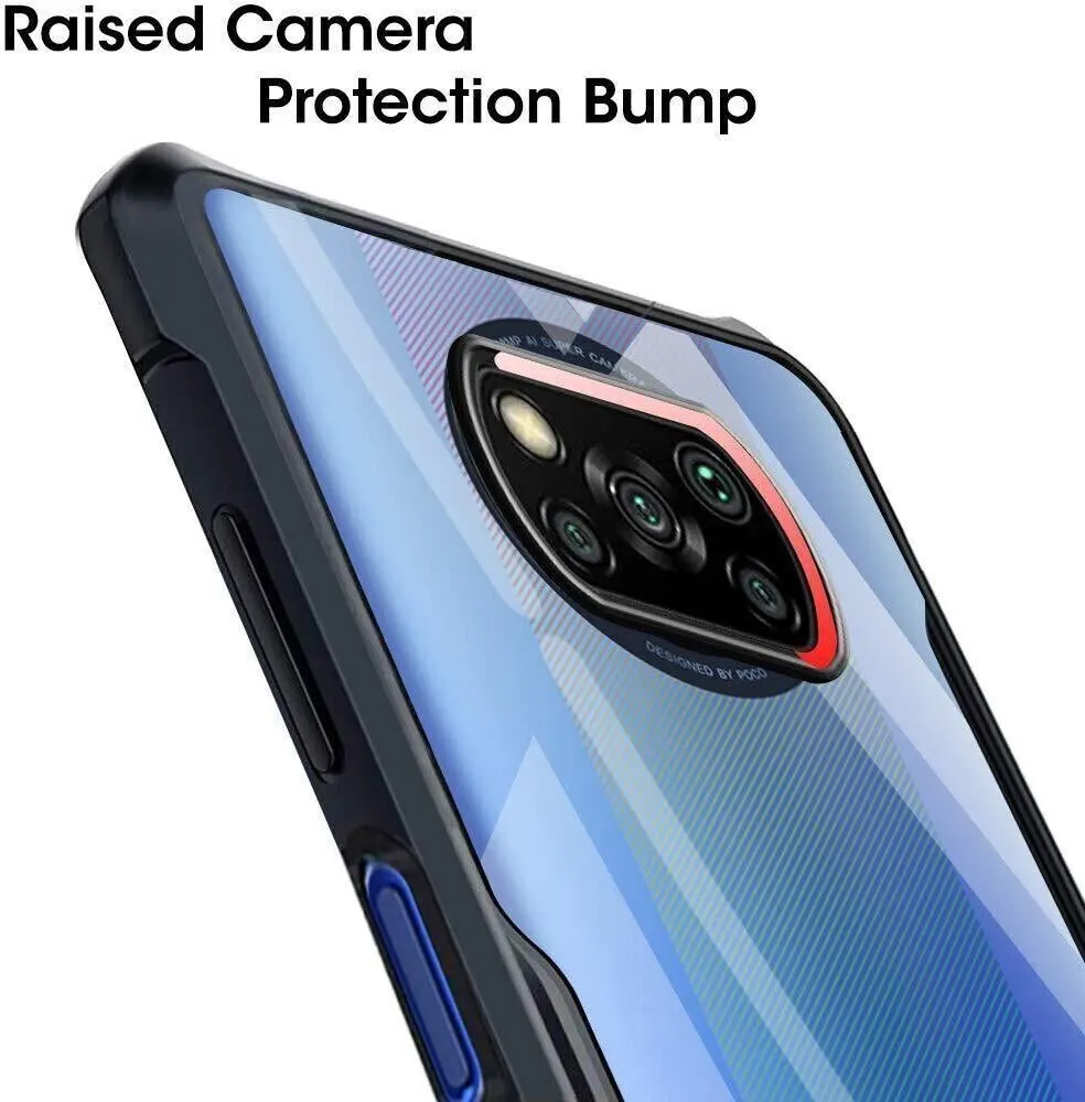 Micvir Back Cover for Poco X3 Pro (Transparent, Black, Shock Proof, Polycarbonate, Pack of: 1) — image 4 of 4