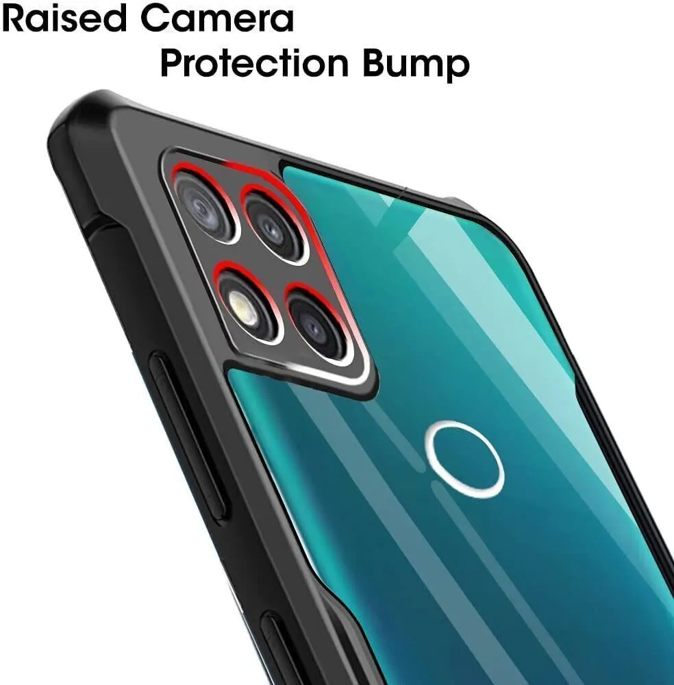 Micvir Back Cover for Redmi 10A (Transparent, Black, Shock Proof, Polycarbonate, Pack of: 1) — image 4 of 5