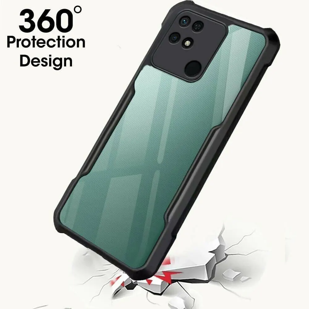 Micvir Back Cover for Redmi 10 Power (Transparent, Black, Shock Proof, Polycarbonate, Pack of: 1) — image 2 of 5