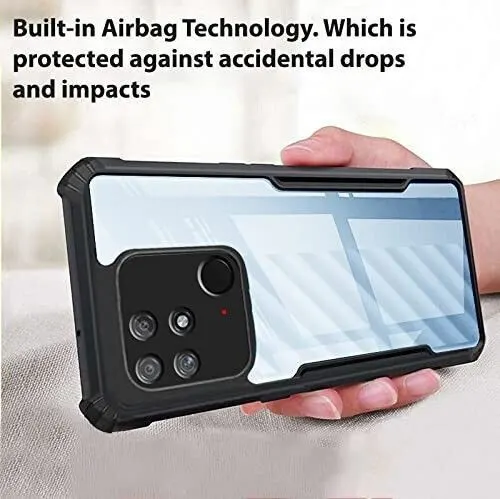 Micvir Back Cover for Redmi 10 (Transparent, Black, Shock Proof, Polycarbonate, Pack of: 1) — image 3 of 5