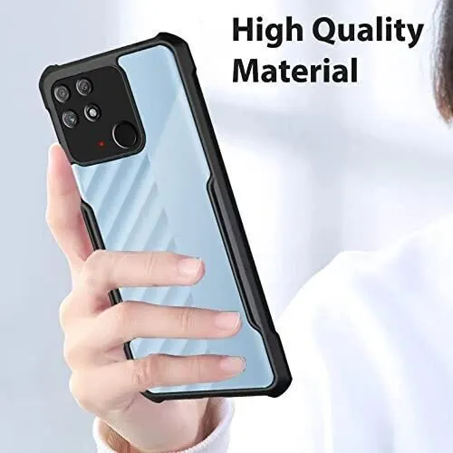 Micvir Back Cover for Redmi 10 (Transparent, Black, Shock Proof, Polycarbonate, Pack of: 1) — image 4 of 5