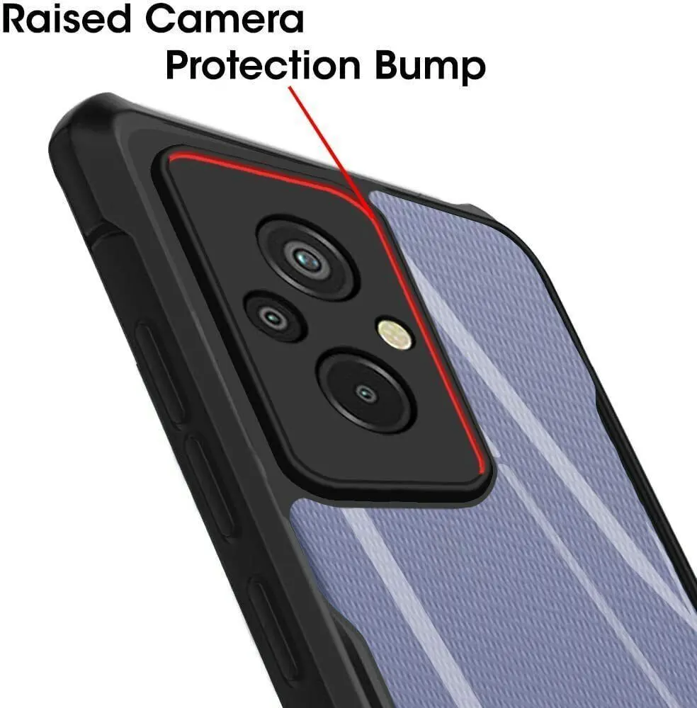 Micvir Back Cover for Redmi 11 Prime 4G (Transparent, Black, Shock Proof, Polycarbonate, Pack of: 1) — image 3 of 4