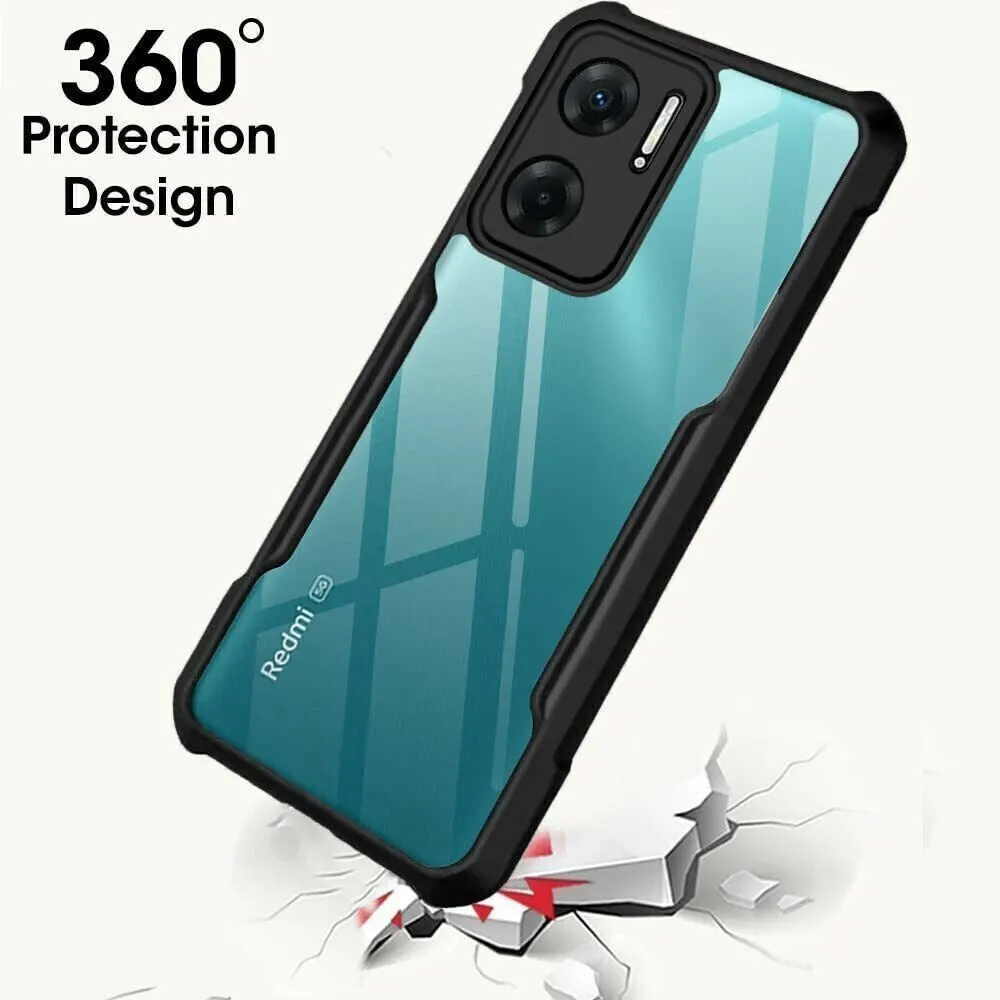 Micvir Back Cover for Redmi 11 Prime 5G (Transparent, Black, Shock Proof, Polycarbonate, Pack of: 1) — image 2 of 5