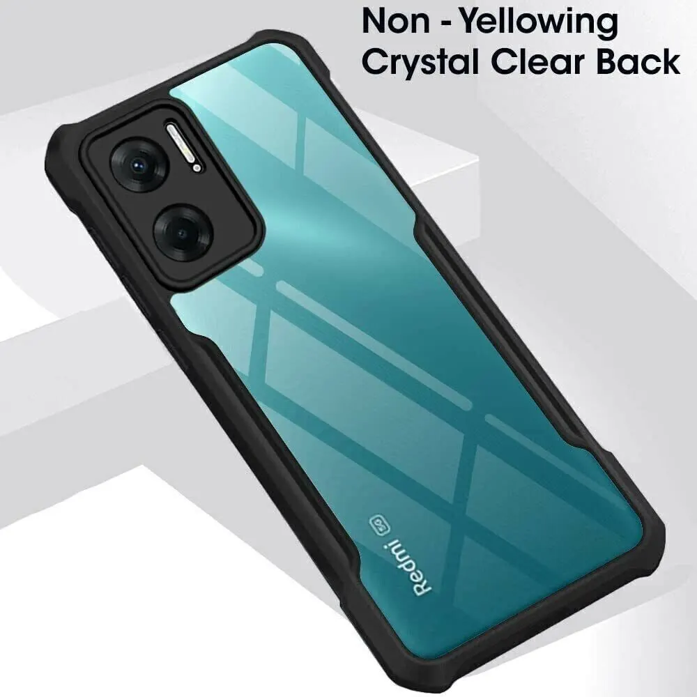 Micvir Back Cover for Redmi 11 Prime 5G (Transparent, Black, Shock Proof, Polycarbonate, Pack of: 1) — image 3 of 5
