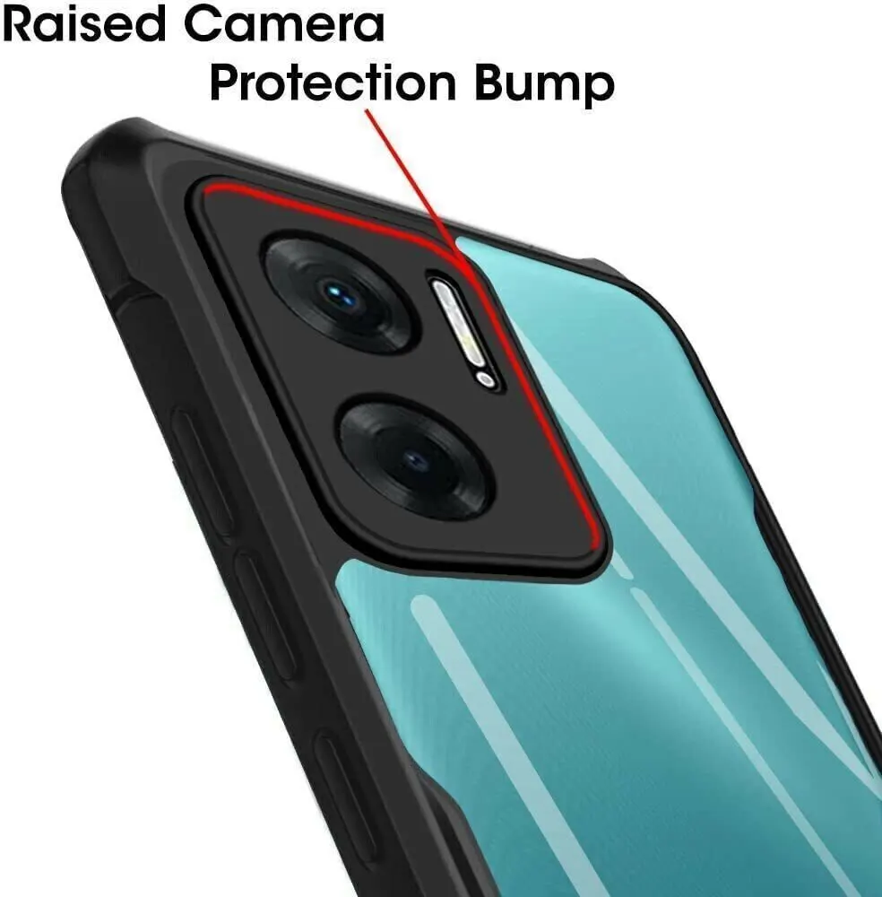 Micvir Back Cover for Redmi 11 Prime 5G (Transparent, Black, Shock Proof, Polycarbonate, Pack of: 1) — image 4 of 5