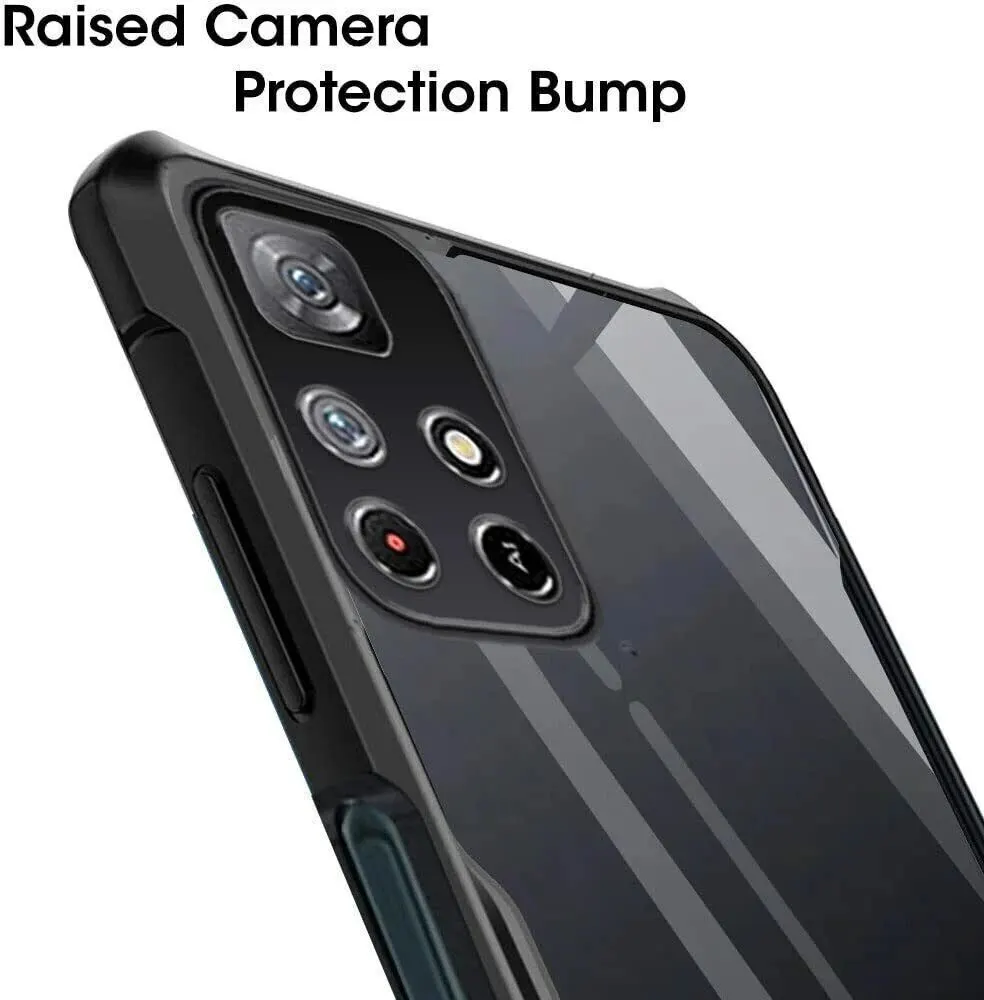 Micvir Back Cover for Poco M4 Pro 5G (Transparent, Black, Shock Proof, Polycarbonate, Pack of: 1) — image 4 of 5