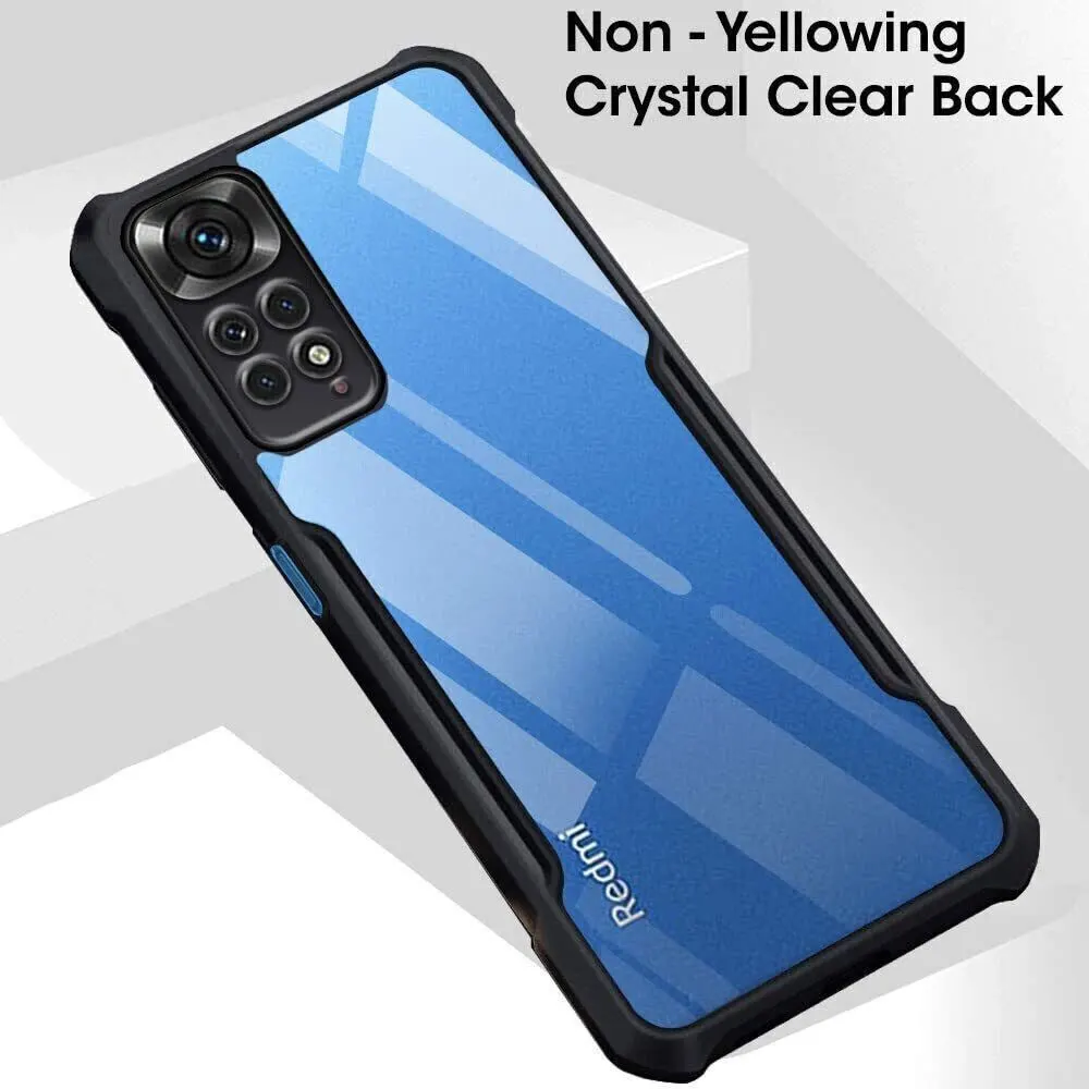 Micvir Back Cover for Redmi Note 11 (Transparent, Black, Shock Proof, Polycarbonate, Pack of: 1) — image 3 of 5