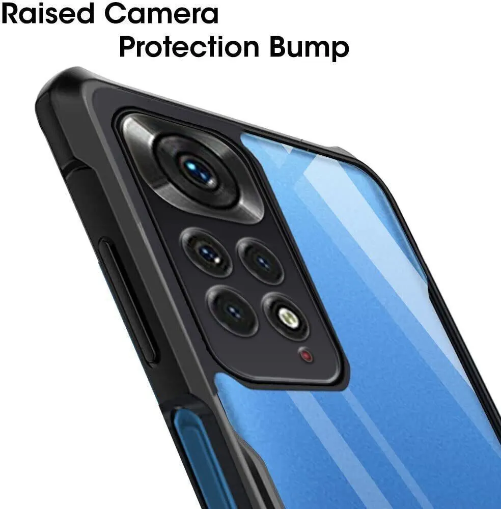 Micvir Back Cover for Redmi Note 11 (Transparent, Black, Shock Proof, Polycarbonate, Pack of: 1) — image 4 of 5