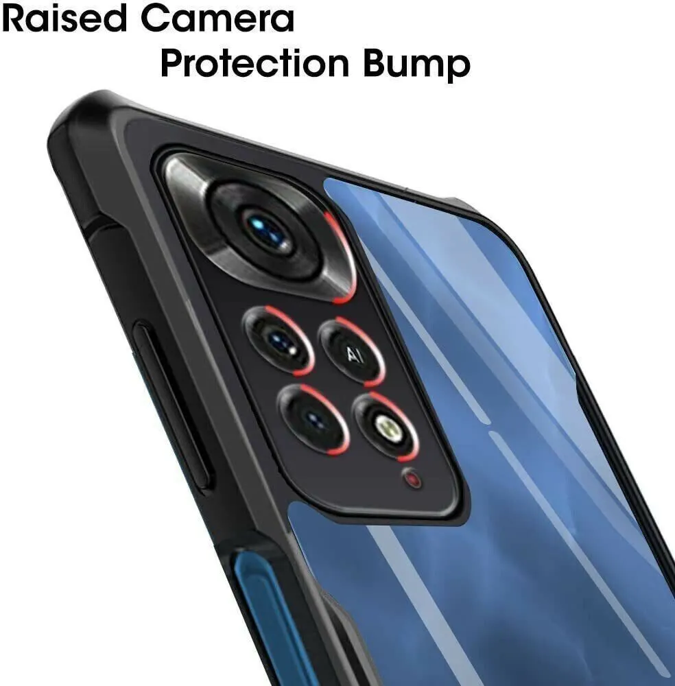 Micvir Back Cover for Mi Redmi Note 11 Pro Plus 5G (Transparent, Black, Shock Proof, Polycarbonate, Pack of: 1) — image 4 of 5
