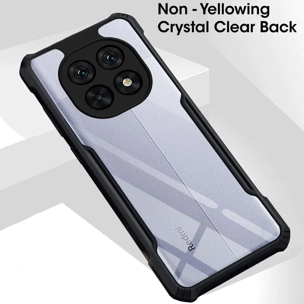 Xolia Back Cover for Redmi Note 15 5G (Transparent, Black, Shock Proof, Polycarbonate, Pack of: 1) — image 4 of 5