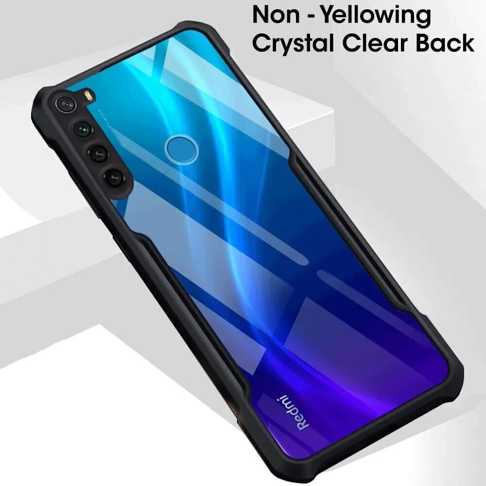 Micvir Back Cover for Redmi Note 8 (Transparent, Black, Shock Proof, Polycarbonate, Pack of: 1) — image 3 of 5