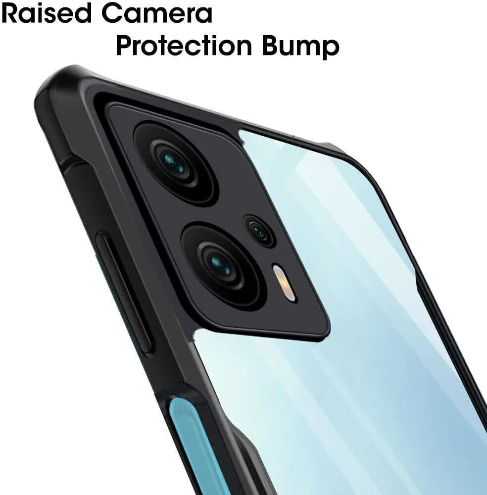 Micvir Back Cover for Redmi K50i 5G (Transparent, Black, Shock Proof, Polycarbonate, Pack of: 1) — image 4 of 5