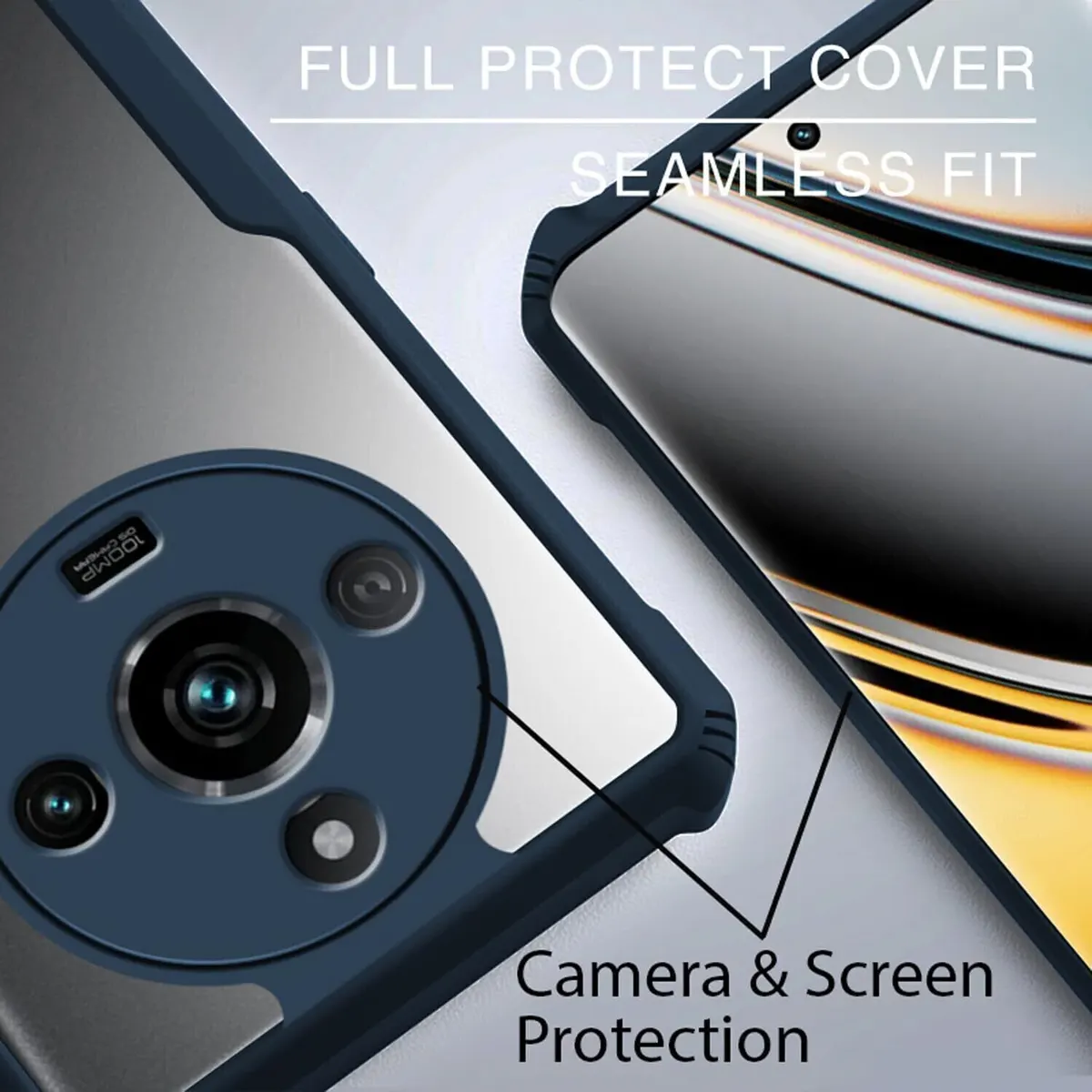 Micvir Back Cover for Realme 11 Pro Plus 5G (Blue, Shock Proof, Polycarbonate, Pack of: 1) — image 2 of 5